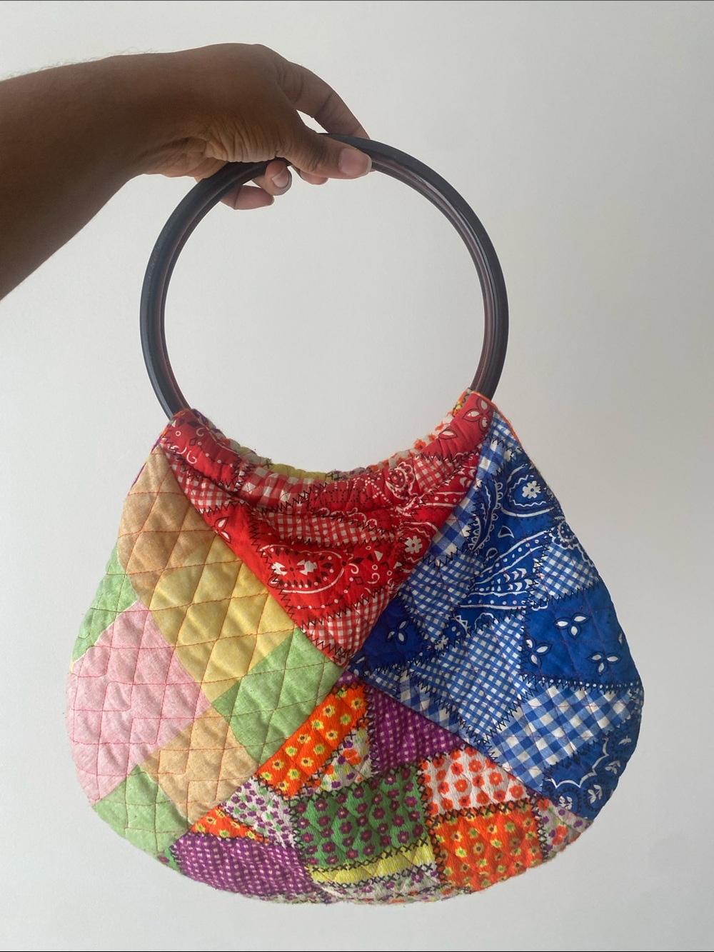 Handmade Patchwork Bag - Picture 7 of 10